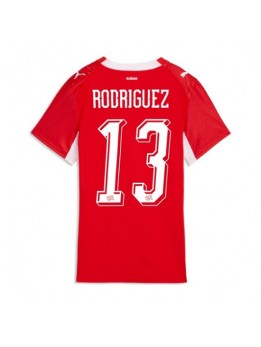 Schweiz Ricardo Rodriguez #13 Replika Hemmakläder Dam VM 2026 Kortärmad